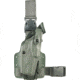 Safariland ALS Tactical Holster w/ Quick Release Leg Harness, Right Hand, STX Foliage Green Leg Shroud Single Strap Molle locking System receiver Plate and Locking Fork 6305-53-541-SP10-MS15-MS18
