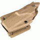 Safariland ALS Tactical Thigh Holster, Left Hand, STX FDE Brown Small Molle Adapter Plate 6354-56-552-MS8