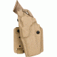 Safariland ALS Tactical Thigh Holster, Left Hand, STX FDE Brown Small Molle Adapter Plate 6354-56-552-MS8