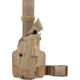Safariland 6354 ALS Tactical Thigh Holster, Right Hand, Brown, 6354-73-551-SP10-MS15-MS18