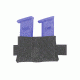 Safariland 079 Concealment Magazine Holder, Snap-On, Double - Plain Black, Ambidextrous, 2in. Belt Loop Slot 079-83-6-2