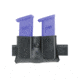 Safariland 079 Concealment Magazine Holder, Snap-On, Double - Plain Black, Ambidextrous 079-53-6