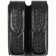 Safariland Double Handgun Magazine Pouch, Basket Black, Ambidextrous 773834HS