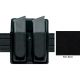 Safariland Double Mag Pouch Open Top Plain Black SW 59 Ber 92 79-76-2