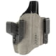 Safariland INCOG-X, Joint Collaboration with Haley Strategic, Inside the Waistband Holster, Fits GLOCK 17/19 with Large Light and Red Dot, Boltaron Construction, Suede Finish, Gray, Right Hand, 1337166,