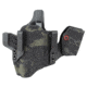 Safariland INCOG-X, Joint Collaboration with Haley Strategic, Inside the Waistband Holster, Fits Glock 17/19 with Light, Integrated Magazine Caddy, Microfiber Suede Wrapped Boltaron Construction, Multicam Black, Right Hand, 1341383