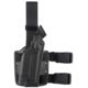 Safariland Model 6004 SLS Drop-Leg Glock Holster, Glock 31/Glock 17/Glock 22, Right Hand, Plain, Black, 6004-836-121