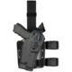 Safariland Model 6304RDS-SP10 ALS/SLS Drop Leg Holster, S&amp;W M&amp;P 9mm/.40 &amp; M&amp;P 2.0 .40 only w/Sure Fire X300, Left Hand, STX Plain, Single Strap, Drop Flex Adapter, Black, 6304RDS-2192-132-MS25