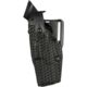 Safariland Model 6360 ALS/SLS Mid-Ride Level-III Duty Holster, Left Hand, Black, 6360-3832-82