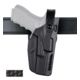 Safariland 7280 Mid Ride Duty Holster, Right Hand, STX Basket Weave Black, Black, 7280-2192-481