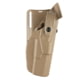 Safariland 7TS SLS Low Ride Level II Retention Duty Holster, Left Hand, STX Plain, FDE Brown, 7285-2192-552
