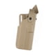 Safariland Model 7360 7TS ALS/SLS Mid-Ride Duty Holster, Glock 17 W/ Compact Light, Right Hand, FDE Brown, 1315951