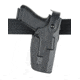Safariland 7360 7TS ALS/SLS Mid-Ride Level III Glock Duty Holster, Glock 19/23, IT M3, Left, Hi Gloss Black, 7360-2832-492