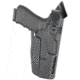 Safariland 7360 7TS ALS/SLS Mid-Ride Level III Glock Duty Holster, Glock 17/22, Left, Basketweave Black, 7360-83-482