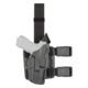 Safariland Model 7384 7TS ALS/OMV Drop-Leg Glock Holster, Glock 20/Glock 21, Right Hand, STX Plain, Black, 7384-3832-411