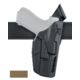 Safariland 7390RDS 7TS ALS Mid-Ride Level I Retention Duty Holster, Glock 34, Right Hand, SafariSeven Plain, FDE Brown, 7390RDS-68325-551