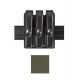 Safariland Model 777 Slim Triple Mag Pouch w/Flap STX FGR For Glock 17 77783543PBLMS36