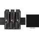 Safariland Model 777 Slim Triple Mag Pouch w/Flap Plain Black For Glock 17 777-83-2PBL