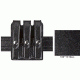 Safariland Model 777 Slim Triple Mag Pouch w/Flap STX Hi-Gloss Fits Glock 17 777-83-49PBL