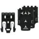 Safariland Quick Locking System Kit Model 3, Non-Locking w/ 2 Receiving Plates, Black, QUICK-KIT3-2