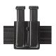 Safariland 79 - Slimline Open Top Double Magazine Pouch, Black - 1138390