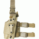 Safariland 6035 SLS Military Thigh Holster - STX FDE Brown, Right Hand - Beretta 92F w/Light, 4.9in BBL 7312-551 