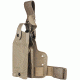 Safariland SLS Tactical Holster w/ Quick Release Leg Harness, Right Hand, STX FDE Brown Leg Shroud Single Strap 6005-3930-551-SP10