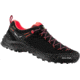 Salewa Wildfire Leather Approach Shoes - Womens, Black/Fluo Coral, 9, 00-0000061396-936-9