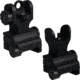 Samson Aluminum Top Mounted Deployable Front and Rear Sight, AR-15, A2 Rail Front, Black, QF-A2-A2 PKG