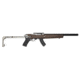 Samson B-TM Ruger 10/22 with Bull Barrel Folding Walnut Stock, Stainless Steel Finish, Brown, 10-00046-00