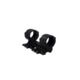 Samson DMR 1 inch Scope Mount Rings w/20 MOA Bias, 0 inch Offset, Black, 03-00086-01