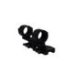 Samson DMR 1 inch Scope Mount Rings w/20 MOA Bias, 2 inch Offset, Black, 03-00087-01