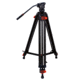 SAMURAI Broadcast Pro Plus Professional 3-Section w/Fluid Head Video Tripod, Black, BROADCASTPlus