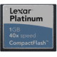 Lexar 1GB 40x CompactFlash Card with Write Acceleration (WA) Technology - CF1GB40278