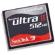 SanDisk 512MB Ultra II CF CompactFlash Memory Card - SDCFH512901