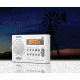 Sangean AM/FM Digital Radio w/ NOAA Weather Band, Weather Alert Siren, 19 Presets, White PR-D9W