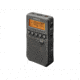 Sangean AM/FM Weather Alert-Rechargeable Pocket Radio, Black, Small, SDT-800BK