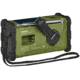 Sangean AM / FM / Weather / Handcrank / Solar / Emergency Alert Radio, Green-Black, SG-112