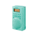 Sangean H-205TQ AM / FM Weather Alert Waterproof Shower Radio, Turquoise, Medium H-205TQ