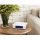Sangean HD AM/FM-RBDS Digital Tuning Clock Radio w/USB Phone Charging, White, Small, HDR-15