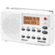 Sangean HD Radio / FM-RBDS / AM Portable Radio, White-Gray, SG-108