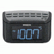 RCR-24 Digital Tuning Clock Radio with Aux-In, Black