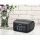 RCR-24 Digital Tuning Clock Radio with Aux-In, Black