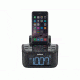 RCR-28 Digital Tuning Clock Radio Compatible with iPhone / iPod with Aux-In, Black