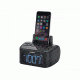 RCR-28 Digital Tuning Clock Radio Compatible with iPhone / iPod with Aux-In, Black