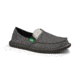 Sanuk Pick Pocket Stripes Camp Shoe - Women's-Black/White Stripes-Medium-7 US