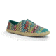 Sanuk Runaround Jute Casual Shoe - Women's-Fuchsia Multi-Medium-5 US