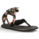 Sanuk Yoga Slinged Up Sandal - Womens-Black/Black Floral-Medium-10 US