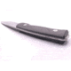 Saturn Knives Titano Black Fixed Blade Knife, 11.13in Overall, 6in Satin Finish Sleipner Tool Steel Drop Point Blade, Black G10 Handle, Leather Sheath, TITANO-BLACK-1