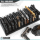 Savior Equipment 12-Slot Pistol Rack, Gray, RK-HAND-XTWELVE-GS